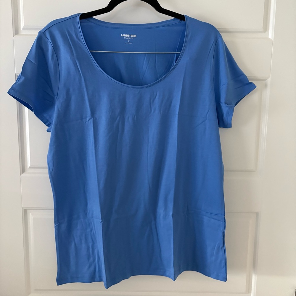 Lands' End Vibrant Blue T-Shirt